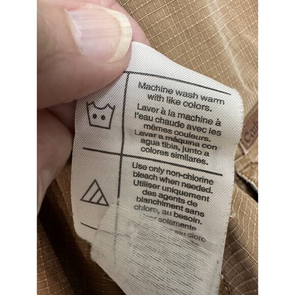 Carhartt Button Down Rugged Short Sleeve Shirt Men's 2XL Tall Brown Pockets - Picture 6 of 10